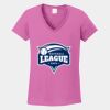Ladies Heavy Cotton ™ 100% Cotton V Neck T Shirt Thumbnail