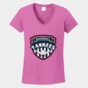 Ladies Heavy Cotton ™ 100% Cotton V Neck T Shirt Thumbnail