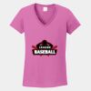 Ladies Heavy Cotton ™ 100% Cotton V Neck T Shirt Thumbnail