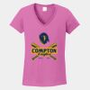 Ladies Heavy Cotton ™ 100% Cotton V Neck T Shirt Thumbnail