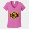 Ladies Heavy Cotton ™ 100% Cotton V Neck T Shirt Thumbnail