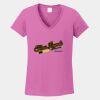 Ladies Heavy Cotton ™ 100% Cotton V Neck T Shirt Thumbnail