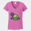 Ladies Heavy Cotton ™ 100% Cotton V Neck T Shirt Thumbnail