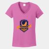 Ladies Heavy Cotton ™ 100% Cotton V Neck T Shirt Thumbnail