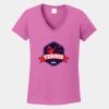Ladies Heavy Cotton ™ 100% Cotton V Neck T Shirt Thumbnail