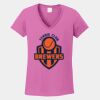 Ladies Heavy Cotton ™ 100% Cotton V Neck T Shirt Thumbnail