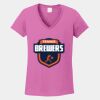 Ladies Heavy Cotton ™ 100% Cotton V Neck T Shirt Thumbnail
