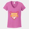 Ladies Heavy Cotton ™ 100% Cotton V Neck T Shirt Thumbnail