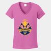 Ladies Heavy Cotton ™ 100% Cotton V Neck T Shirt Thumbnail