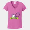 Ladies Heavy Cotton ™ 100% Cotton V Neck T Shirt Thumbnail