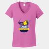 Ladies Heavy Cotton ™ 100% Cotton V Neck T Shirt Thumbnail