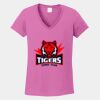 Ladies Heavy Cotton ™ 100% Cotton V Neck T Shirt Thumbnail