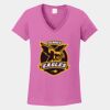 Ladies Heavy Cotton ™ 100% Cotton V Neck T Shirt Thumbnail