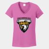 Ladies Heavy Cotton ™ 100% Cotton V Neck T Shirt Thumbnail