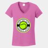 Ladies Heavy Cotton ™ 100% Cotton V Neck T Shirt Thumbnail