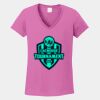 Ladies Heavy Cotton ™ 100% Cotton V Neck T Shirt Thumbnail