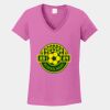 Ladies Heavy Cotton ™ 100% Cotton V Neck T Shirt Thumbnail