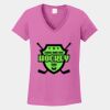 Ladies Heavy Cotton ™ 100% Cotton V Neck T Shirt Thumbnail
