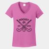 Ladies Heavy Cotton ™ 100% Cotton V Neck T Shirt Thumbnail
