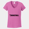 Ladies Heavy Cotton ™ 100% Cotton V Neck T Shirt Thumbnail
