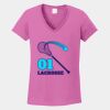 Ladies Heavy Cotton ™ 100% Cotton V Neck T Shirt Thumbnail