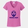 Ladies Heavy Cotton ™ 100% Cotton V Neck T Shirt Thumbnail