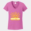 Ladies Heavy Cotton ™ 100% Cotton V Neck T Shirt Thumbnail