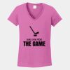 Ladies Heavy Cotton ™ 100% Cotton V Neck T Shirt Thumbnail