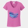 Ladies Heavy Cotton ™ 100% Cotton V Neck T Shirt Thumbnail